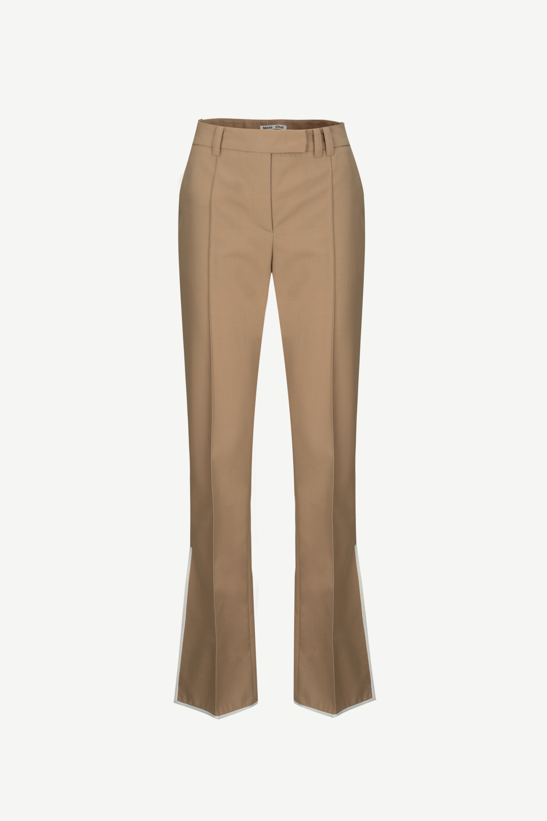 [1차 재입고]Side-slit flared trousers
